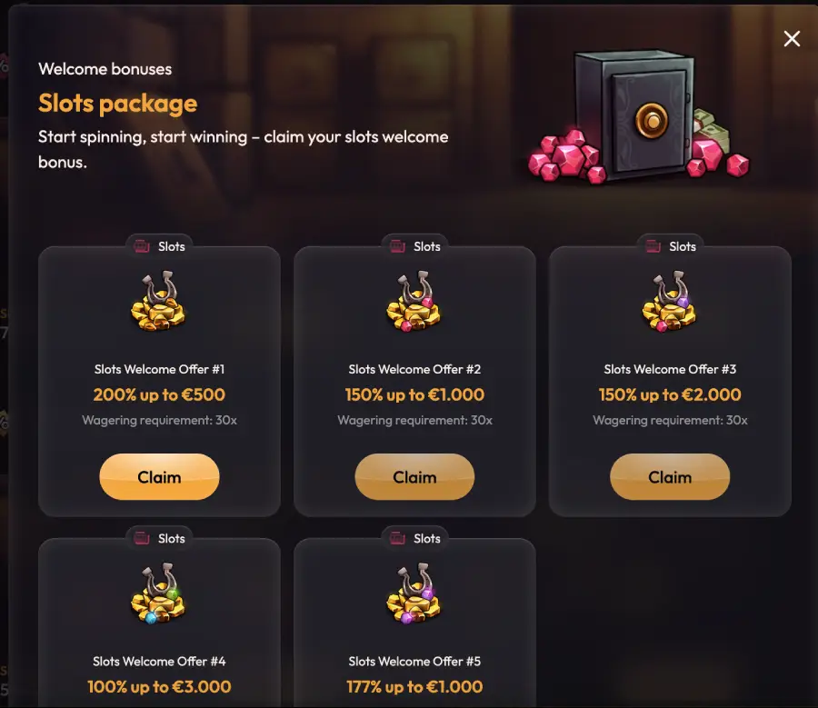 Mad casino login screen on mobile browser showing sign-in fields